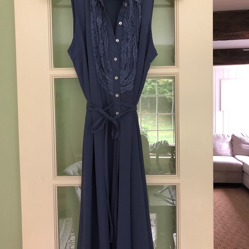 Zara Summer Dress/ Polyester and Silk